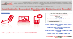 Desktop Screenshot of 123golove.com